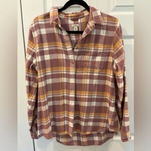 Llbean Plaid Flannel